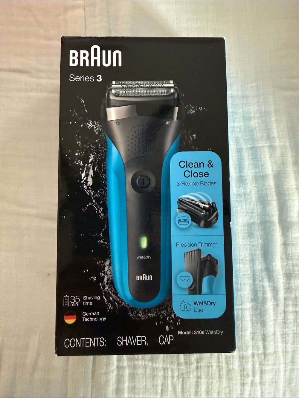 NIB Braun Men's Series 3 ProSkin Electric Razor
Shaver with Protective Cap